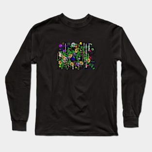 Abstract floral composition Long Sleeve T-Shirt